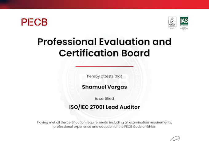 provide iso 27001 internal audit and compliance consulting
